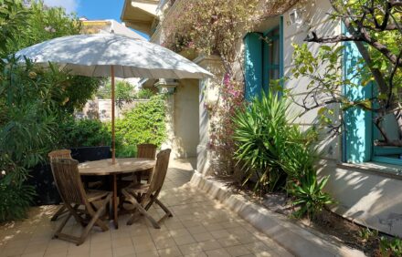 Le Cannet – Appartement HÉLIOTROPES4 couchages avec jardin